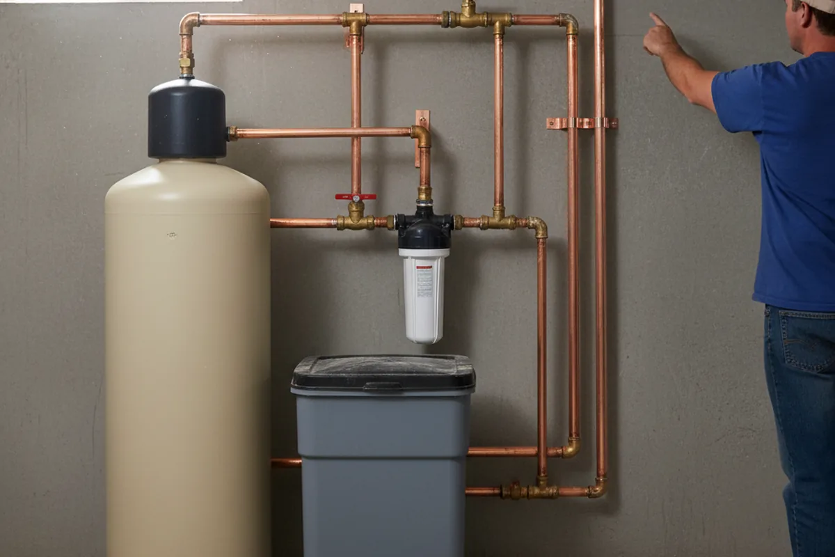Whole-house water treatment system installed in Kerens